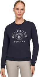 Produktbild von Tommy Hilfiger Equestrian Graphic Sweatshirt Damen Blau Baumwolle XS