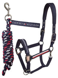 Produktbild von Tommy Hilfiger Equestrian Halfter und Strick Set Yale Desert Sky Blau