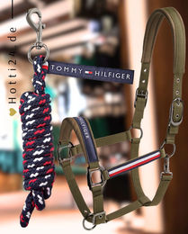 Produktbild von Tommy Hilfiger Equestrian Halfter und Strick Set Yale Utility Olive Grün