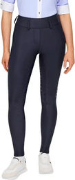 Produktbild von Tommy Hilfiger Equestrian Hybrid Reithose Damen mit Mid Grip aus Nylon in Schwarz oder Blau