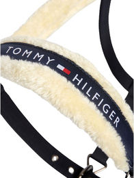 Tommy Hilfiger Equestrian Kennedy Halfter aus Kunstleder mit Kunstfell für Vollblut – Bild 1 von 3