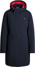 Tommy Hilfiger Equestrian Langer Reitparka für Damen aus wasserabweisendem Polyester Grösse XL – Bild 1 von 3