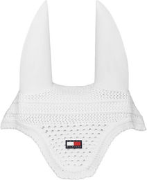 Produktbild von Tommy Hilfiger Equestrian Lexington Fliegenohren für Warmblut aus Baumwolle Gelb Weiß
