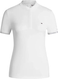 Produktbild von Tommy Hilfiger Equestrian Linsay Turniershirt Damen Weiß Baumwolle XS
