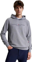 Tommy Hilfiger Equestrian Logo Hoodie Herren Grau Baumwolle XL – Bild 1 von 2