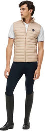 Tommy Hilfiger Equestrian Montero Quilted Pufferweste Herren Beige XL – Bild 1 von 8