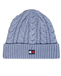 Produktbild von Tommy Hilfiger Equestrian Mütze Moonstone Unisex Grau Blau Winter