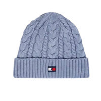 Produktbild von Tommy Hilfiger Equestrian Mütze Moonstone Unisex Grau Blau Winter