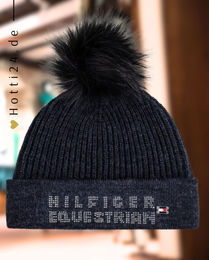 Produktbild von Tommy Hilfiger Equestrian Mütze Ottawa Desert Sky Blau Fleece Winter Damen