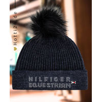 Produktbild von Tommy Hilfiger Equestrian Mütze Ottawa Desert Sky Blau Fleece Winter Damen
