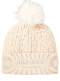 Produktbild von Tommy Hilfiger Equestrian Mütze Perry für Damen in Taupe Beige Wintermütze