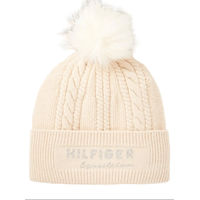 Produktbild von Tommy Hilfiger Equestrian Mütze Perry für Damen in Taupe Beige Wintermütze