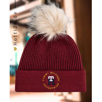 Produktbild von Tommy Hilfiger Equestrian Mütze Vancouver Fleece Rot für Damen