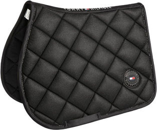 Tommy Hilfiger Equestrian Parsons Springschabracke für Warmblut in Bordeaux vegan – Bild 1 von 3