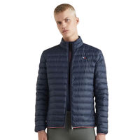 Produktbild von Tommy Hilfiger Equestrian Puffer Reitjacke für Herren in Desert Sky Blau wasserabweisend mit Daunen