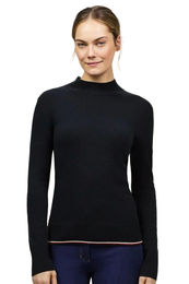 Produktbild von Tommy Hilfiger Equestrian Pullover Ellery für Damen aus Wolle in Desert Sky Blau