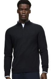 Produktbild von Tommy Hilfiger Equestrian Pullover Oakfield Desert Sky aus Wolle für Herren in Blau und Schwarz