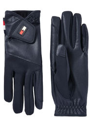 Produktbild von Tommy Hilfiger Equestrian Reithandschuhe Bryce Desert Sky Leder Unisex Blau Winter