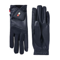 Produktbild von Tommy Hilfiger Equestrian Reithandschuhe Bryce Desert Sky Leder Unisex Blau Winter