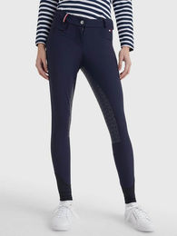 Tommy Hilfiger Equestrian Reithose Damen Classic Fullgrip Desert Sky Blau Größe S – Bild 1 von 1