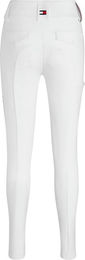 Tommy Hilfiger Equestrian Reithose Damen Highland Vollbesatz Nylon Blau Weiß XS – Bild 1 von 9