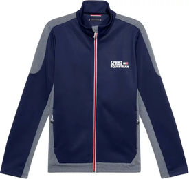 Produktbild von Tommy Hilfiger Equestrian Reitjacke Softshell für Herren Blau Größe M wasserabweisend