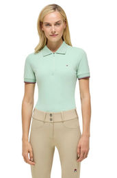 Produktbild von Tommy Hilfiger Equestrian Reitshirt Anaheim Belair Mint für Damen aus Baumwolle in Grün