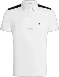 Tommy Hilfiger Equestrian Reitshirt für Herren in Weiß aus Nylon Größe S – Bild 1 von 1