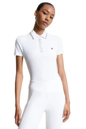 Produktbild von Tommy Hilfiger Equestrian Reitshirt Harlem Weiß für Damen