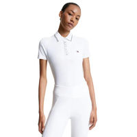 Produktbild von Tommy Hilfiger Equestrian Reitshirt Harlem Weiß für Damen