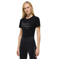 Produktbild von Tommy Hilfiger Equestrian Reitshirt Malibu Rhinestone Schwarz für Damen