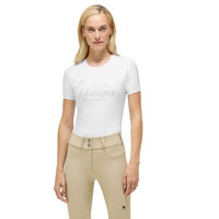 Produktbild von Tommy Hilfiger Equestrian Reitshirt Malibu Rhinestone Weiß für Damen