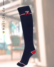 Produktbild von Tommy Hilfiger Equestrian Reitsocken Berkeley Desert Sky Unisex Winter Blau Rot