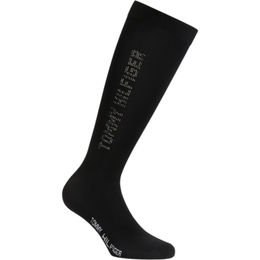 Tommy Hilfiger Equestrian Reitsocken Fontana Strass Schwarz Größe 35/38 – Bild 1 von 3