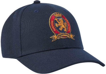 Tommy Hilfiger Equestrian Royce Crest Baseballcap Bordeaux wasserabweisend aus Polyester – Bild 1 von 4