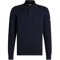 Produktbild von Tommy Hilfiger Equestrian Scott Strickpullover Herren Marine mit 14 Knöpfen aus Baumwolle Wolle und Nylon Größe L