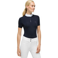 Produktbild von Tommy Hilfiger Equestrian Selma Turniershirt Damen Weiß Blau XL aus Nylon