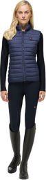 Tommy Hilfiger Equestrian Serano Quilted Steppweste Damen aus Polyester in Beige oder Blau – Bild 1 von 8