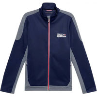 Produktbild von Tommy Hilfiger Equestrian Softshell Reitjacke für Herren in Blau Größe L aus Polyester wasserabweisend