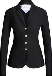 Tommy Hilfiger Equestrian Solano Turniersakko Damen Schwarz Gold Airbag kompatibel – Bild 1 von 3