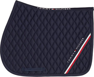 Tommy Hilfiger Equestrian Stanford Springschabracke aus Polyester für Warmblut in Gelb und Blau – Bild 1 von 9