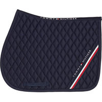 Produktbild von Tommy Hilfiger Equestrian Stanford Springschabracke aus Polyester für Warmblut in Gelb und Blau