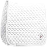 Produktbild von Tommy Hilfiger Equestrian TH Global Waffel Dressurschabracke aus Baumwolle in Blau Weiß