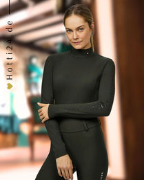 Produktbild von Tommy Hilfiger Equestrian Trainingsshirt Ava Pine Reitshirt für Damen in Schwarz