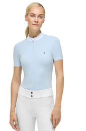 Produktbild von Tommy Hilfiger Equestrian Turniershirt Linsay Reitshirt für Damen in Blau aus Baumwolle