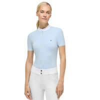 Produktbild von Tommy Hilfiger Equestrian Turniershirt Linsay Reitshirt für Damen in Blau aus Baumwolle
