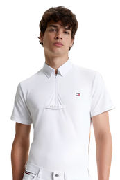 Produktbild von Tommy Hilfiger Equestrian Turniershirt Rochester Weiß aus Baumwolle
