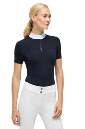 Produktbild von Tommy Hilfiger Equestrian Turniershirt Selma Desert Sky für Damen aus Baumwolle in Blau