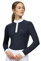 Produktbild von Tommy Hilfiger Equestrian Turniershirt Taylor für Damen in Desert Sky Blau