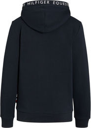 Tommy Hilfiger Equestrian Union Zip Hoodie Pullover Unisex Blau Baumwolle Größe M – Bild 1 von 8